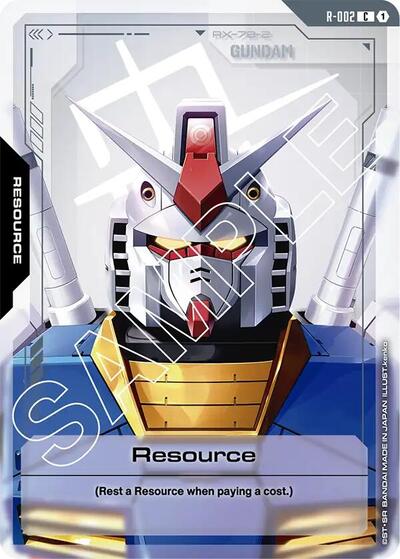 Resource (R - 002) (Newtype Rising) Near Mint - Nick Nack's Full Frontal Attack
