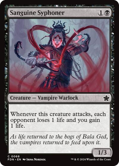 Sanguine Syphoner (Foundations) Near Mint - Nick Nack's Full Frontal Attack