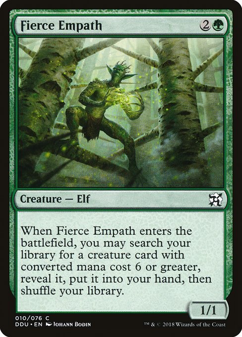 Fierce Empath (Duel Decks: Elves vs Inventors) Near Mint - Nick Nack's Full Frontal Attack