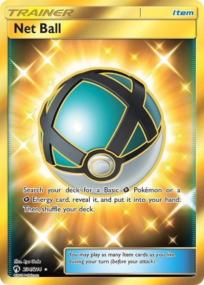 Net Ball (Secret) (SM - Lost Thunder) Near Mint Holofoil - Nick Nack's Full Frontal Attack