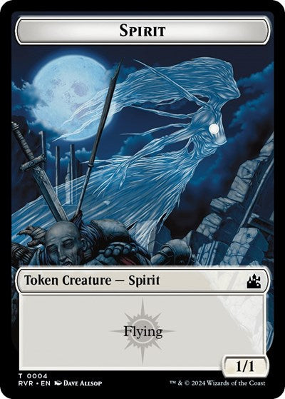 Spirit Token (0004) (Ravnica Remastered) Near Mint