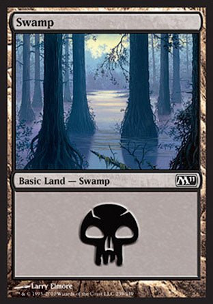 Swamp (239) (Magic 2011 Core Set) Near Mint - Nick Nack's Full Frontal Attack