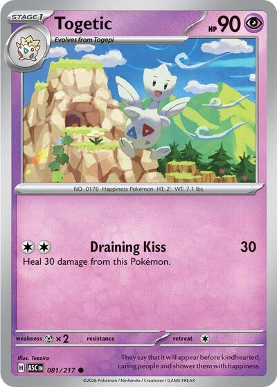 Togetic (ME: Ascended Heroes) Near Mint