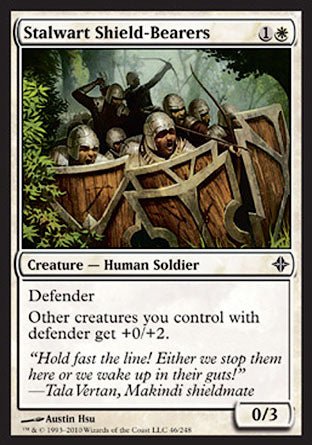 Stalwart Shield-Bearers (Rise of the Eldrazi) Near Mint - Nick Nack's Full Frontal Attack