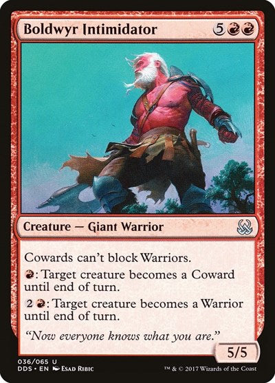 Boldwyr Intimidator (Duel Decks: Mind vs Might) Near Mint - Nick Nack's Full Frontal Attack