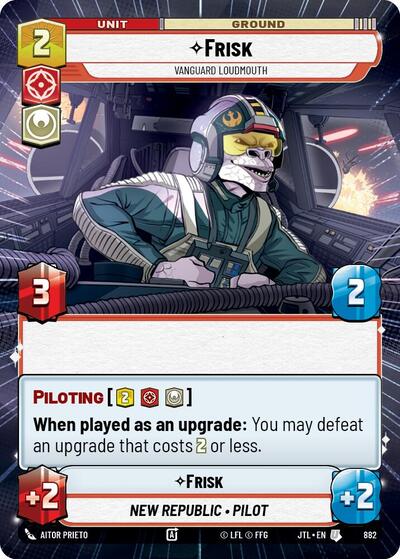 Frisk Vanguard Loudmouth (Hyperspace Foil) (Jump to Lightspeed) Near Mint Foil - Nick Nack's Full Frontal Attack