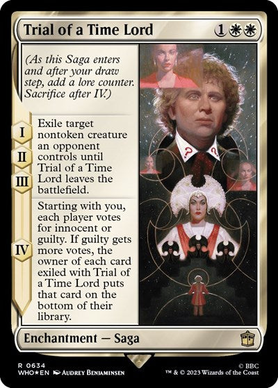 Trial of a Time Lord (Surge Foil) (Universes Beyond: Doctor Who) Near Mint Foil