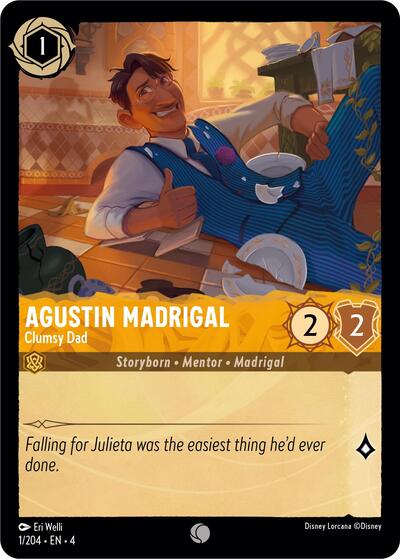 Agustin Madrigal - Clumsy Dad (Ursula's Return) Near Mint - Nick Nack's Full Frontal Attack