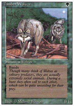 Timber Wolves (Revised) Near Mint - Nick Nack's Full Frontal Attack