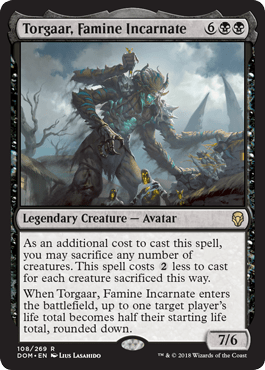 Torgaar, Famine Incarnate (Dominaria) Near Mint - Nick Nack's Full Frontal Attack
