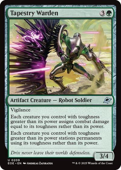 Tapestry Warden (Edge of Eternities) Near Mint - Nick Nack's Full Frontal Attack
