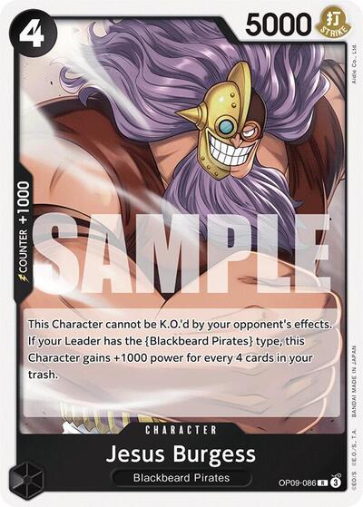 Jesus Burgess (Emperors in the New World) Near Mint Foil - Nick Nack's Full Frontal Attack