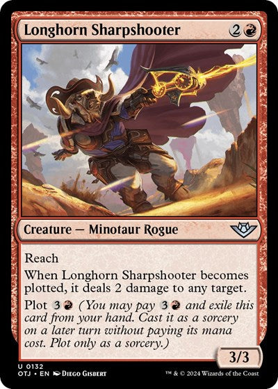 Longhorn Sharpshooter (Outlaws of Thunder Junction) Near Mint