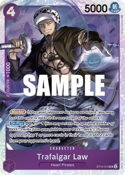 Trafalgar Law (010) (Starter Deck 10: Ultimate Deck: The Three Captains) Near Mint Foil - Nick Nack's Full Frontal Attack