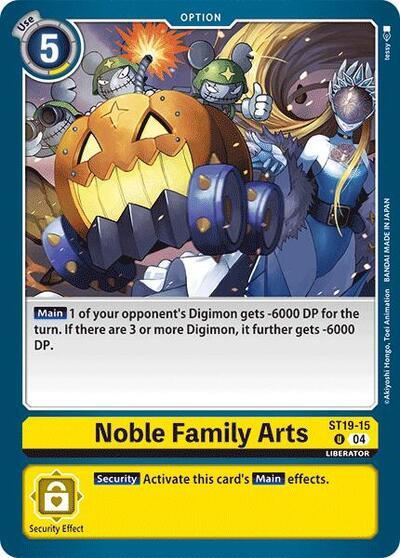 Noble Family Arts (Starter Deck 19: Fable Waltz) Near Mint - Nick Nack's Full Frontal Attack