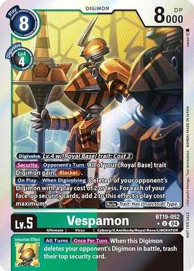 Vespamon (Release Special Booster 2.0: Box Promotion Pack) (Release Special Booster 2.0) Near Mint