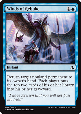 Winds of Rebuke (Amonkhet) Near Mint - Nick Nack's Full Frontal Attack