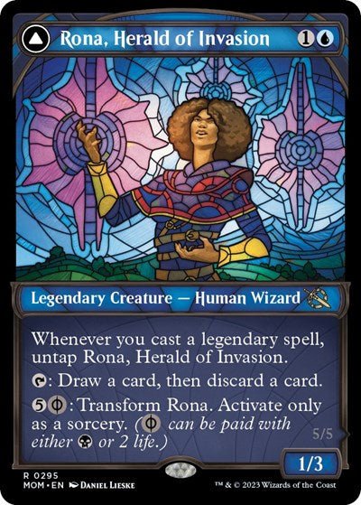 Rona, Herald of Invasion (Showcase) (March of the Machine) Near Mint - Nick Nack's Full Frontal Attack