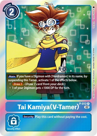 Tai Kamiya (V - Tamer) P - 012 (Resurgence Booster Reprint) (Resurgence Booster) Near Mint Foil - Nick Nack's Full Frontal Attack