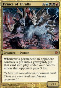 Prince of Thralls (Shards of Alara) Light Play Foil - Nick Nack's Full Frontal Attack