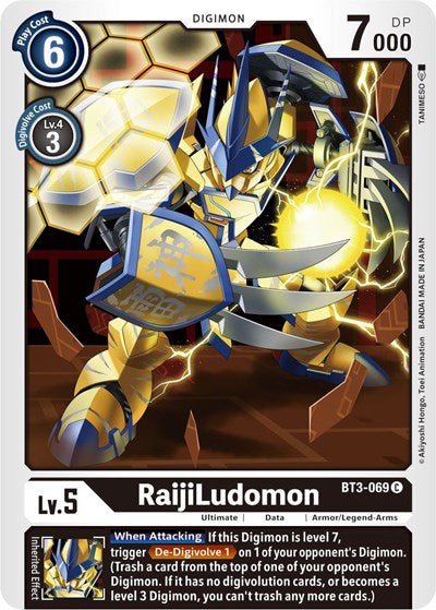 RaijiLudomon (Release Special Booster) Near Mint - Nick Nack's Full Frontal Attack