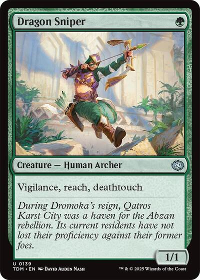 Dragon Sniper (Tarkir: Dragonstorm) Near Mint - Nick Nack's Full Frontal Attack