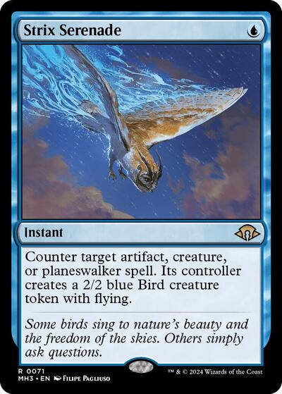 Strix Serenade (Modern Horizons 3) Near Mint Foil