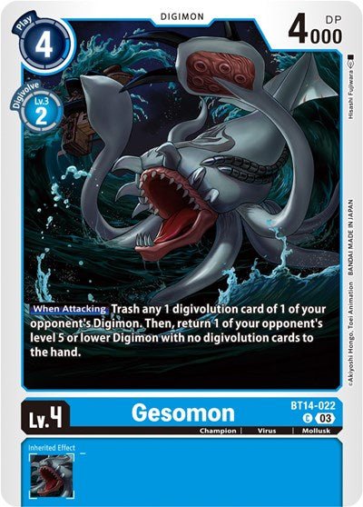 Gesomon (Blast Ace) Near Mint - Nick Nack's Full Frontal Attack