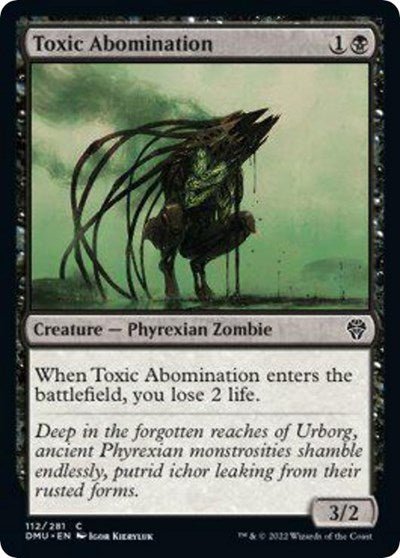 Toxic Abomination (Dominaria United) Near Mint - Nick Nack's Full Frontal Attack