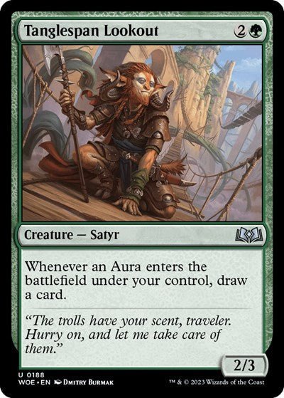 Tanglespan Lookout (Wilds of Eldraine) Near Mint - Nick Nack's Full Frontal Attack