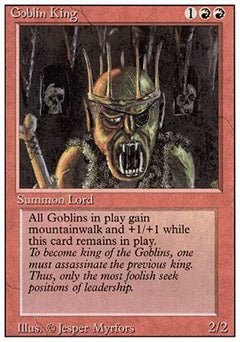 Goblin King (Revised) Medium Play - Nick Nack's Full Frontal Attack