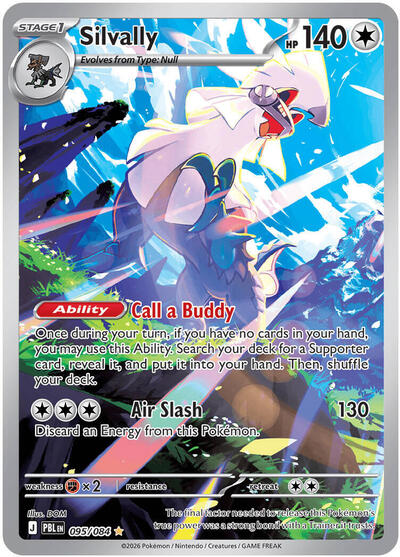Silvally - 095 (ME05: Pitch Black) Near Mint Holofoil