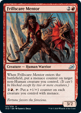 Frillscare Mentor (Ikoria: Lair of Behemoths) Near Mint - Nick Nack's Full Frontal Attack