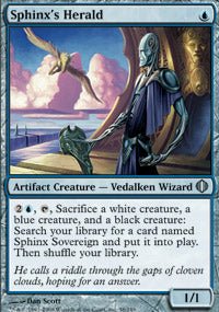 Sphinx's Herald (Shards of Alara) Light Play - Nick Nack's Full Frontal Attack