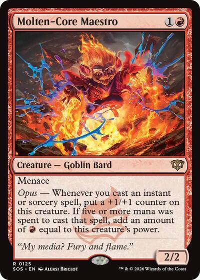 Molten-Core Maestro (Secrets of Strixhaven) Near Mint Foil