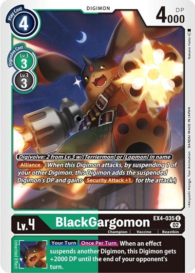 BlackGargomon (Alternative Being Booster) Near Mint - Nick Nack's Full Frontal Attack