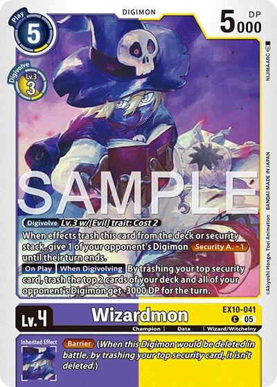 Wizardmon (Sinister Order) Near Mint - Nick Nack's Full Frontal Attack