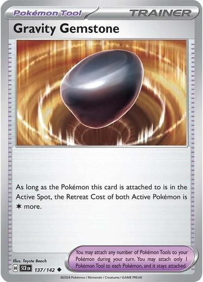 Gravity Gemstone (SV07: Stellar Crown) Near Mint Reverse Holofoil - Nick Nack's Full Frontal Attack