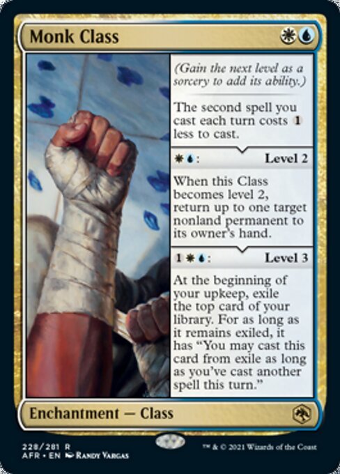 Monk Class (Adventures in the Forgotten Realms) Near Mint - Nick Nack's Full Frontal Attack