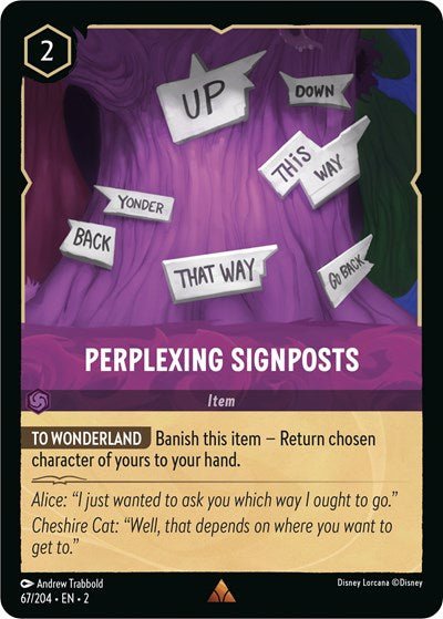 Perplexing Signposts (Rise of the Floodborn) Near Mint - Nick Nack's Full Frontal Attack