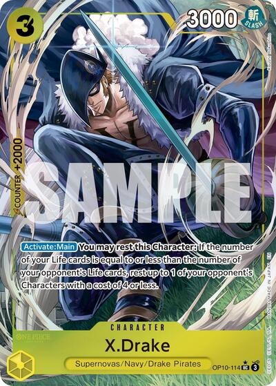 X.Drake (Alternate Art) (Premium Booster -The Best- Vol. 2) Near Mint Foil - Nick Nack's Full Frontal Attack