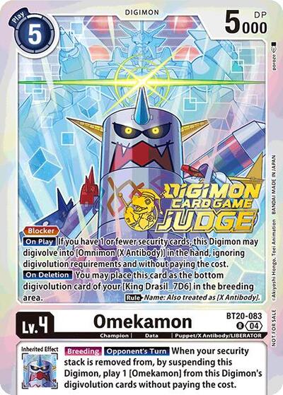 Omekamon (Judge Pack 2025 Wave 1) (Release Special Booster 2.5) Near Mint