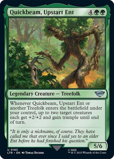 Quickbeam, Upstart Ent (Universes Beyond: The Lord of the Rings: Tales of Middle-earth) Near Mint - Nick Nack's Full Frontal Attack