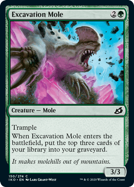 Excavation Mole (Ikoria: Lair of Behemoths) Near Mint - Nick Nack's Full Frontal Attack