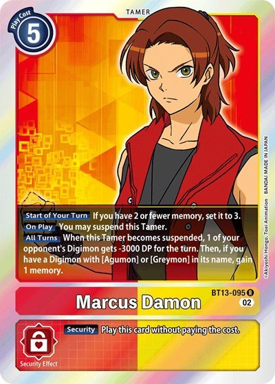 Marcus Damon (Versus Royal Knights) Near Mint Foil - Nick Nack's Full Frontal Attack