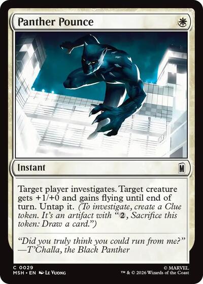 Panther Pounce (Marvel Super Heroes) Near Mint - Nick Nack's Full Frontal Attack