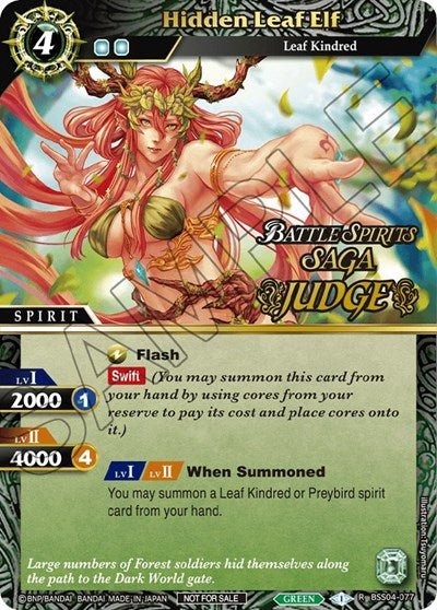 Hidden Leaf Elf (Judge Pack 2024 Vol. 1) (Launch & Event Promos) Near Mint Holofoil - Nick Nack's Full Frontal Attack