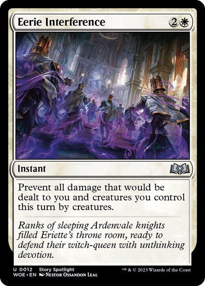 Eerie Interference (Wilds of Eldraine) Near Mint - Nick Nack's Full Frontal Attack