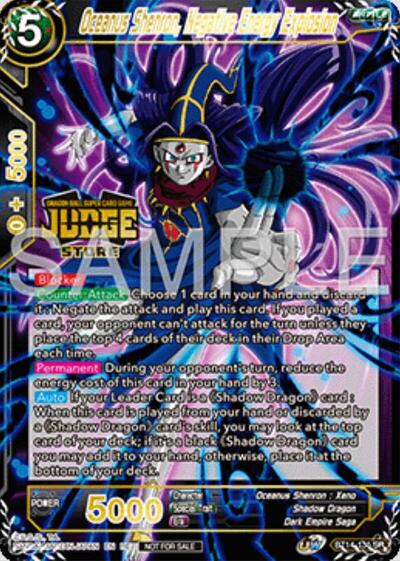 Oceanus Shenron, Negative Energy Explosion (Judge Pack Vol.16) (Store) (Judge Promotion Cards) Near Mint Foil