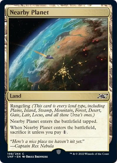 Nearby Planet (Unfinity) Near Mint - Nick Nack's Full Frontal Attack